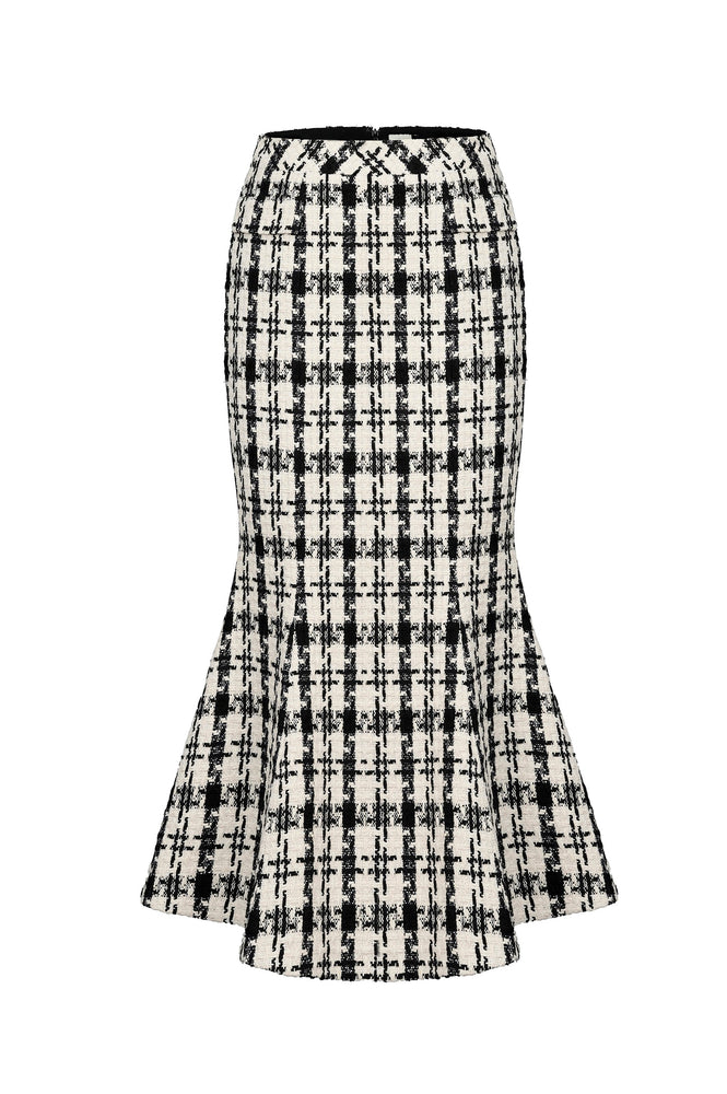 CLASSIC GINGHAM MERMAID SKIRT