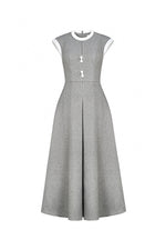 BOW TIE LAVA MIDI DRESS