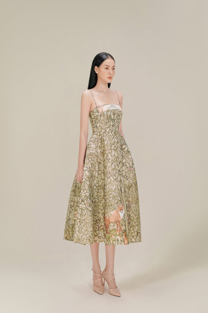 PRINTED JUNGLE DRESS