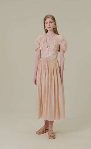 
            
                Load and play video in Gallery viewer, Sunshine Pleated Midi Dress
            
        