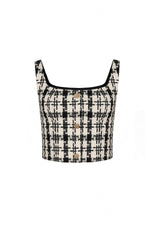 CLASSIC GINGHAM SLEEVELESS TOP