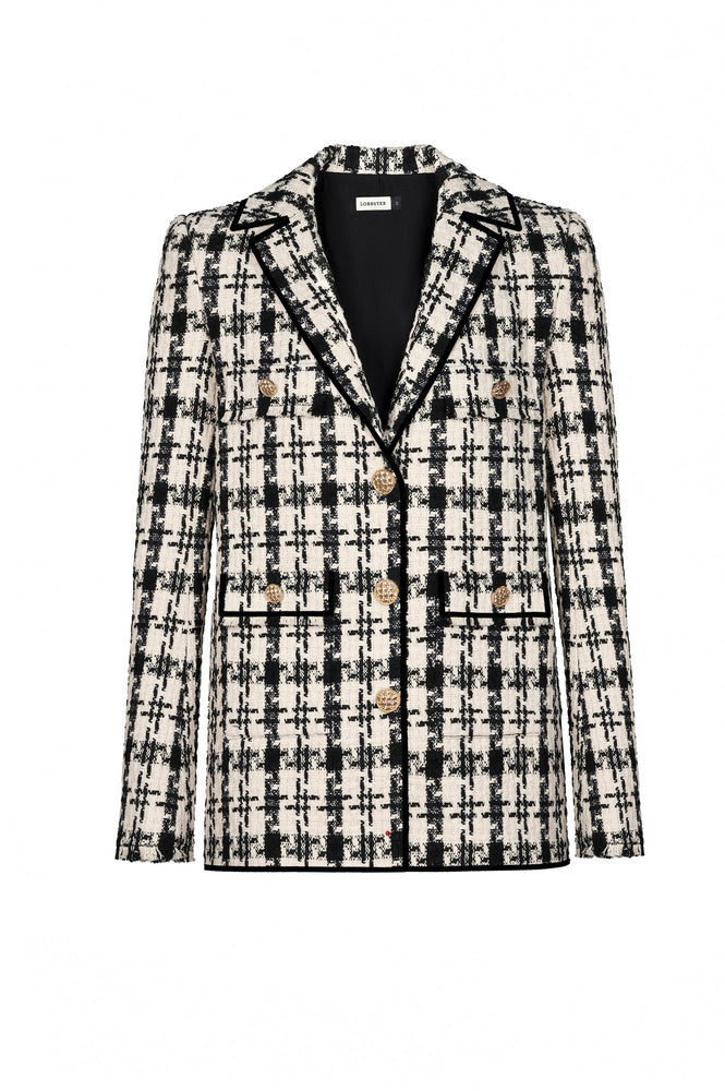 CLASSIC GINGHAM BLAZER