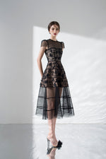 Black Butterflies Dress