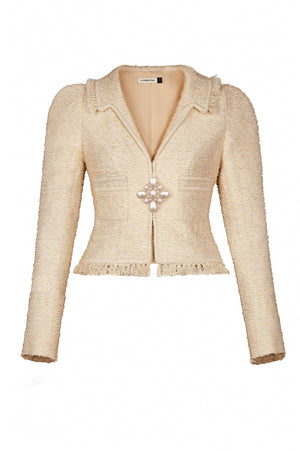 SAND TWEED JACKET