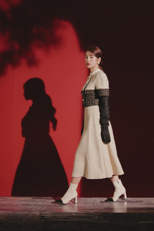 
            
                Load and play video in Gallery viewer, Gold Tweed Midi Skirt
            
        