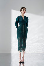 Emerald Lace Dress