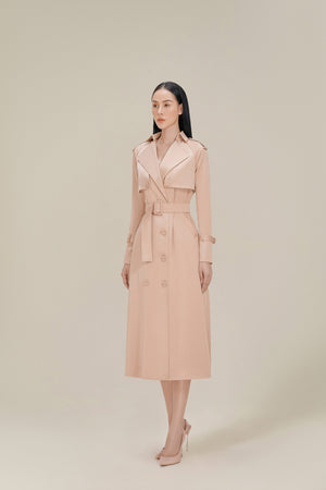 SILK TRENCH COAT