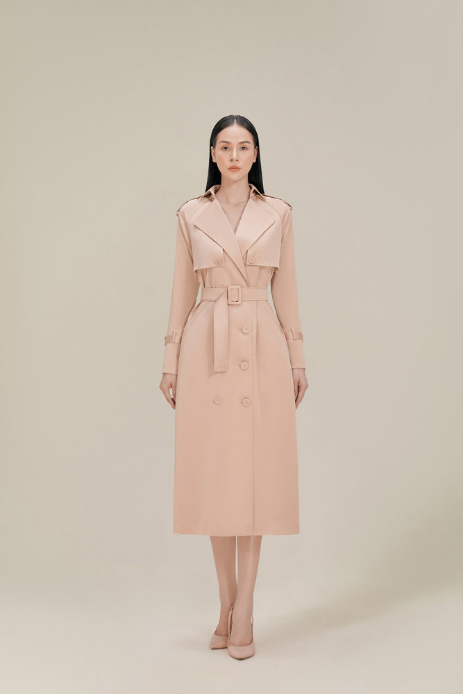 SILK TRENCH COAT