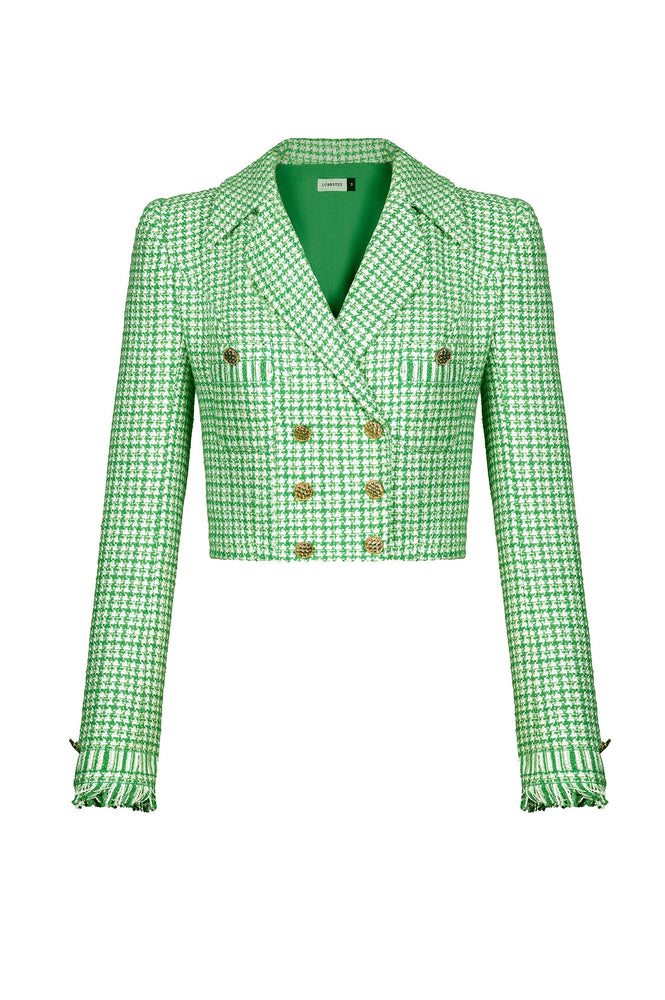 GREEN GINGHAM JACKET