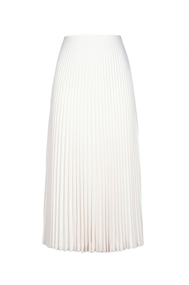 IVORY PLEAT SKIRT