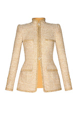 GOLD TWEED JACKET