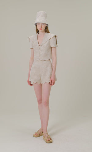 
            
                Load and play video in Gallery viewer, Linen Cut Out Shorts
            
        