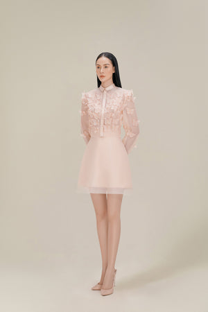 ORGANZA BUTTERFLIES TOP