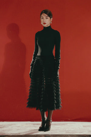 
            
                Load and play video in Gallery viewer, Black Jersey Roll Neck Bodysuit
            
        