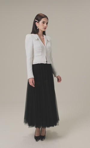 
            
                Load and play video in Gallery viewer, WHITE TWEED JACKET
            
        