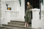 High Neck Sweater - Green