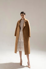 CASHMERE COAT - BROWN