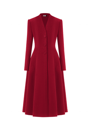 RED VINTAGE DRESS