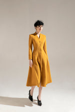 VINTAGE DRESS - YELLOW