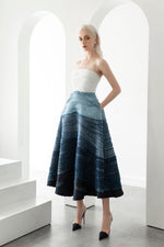 DENIM MIDI DRESS