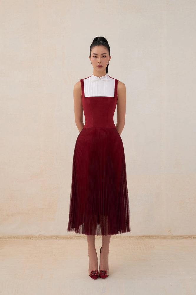Alula Dress Bordeaux