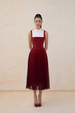Alula Dress Bordeaux