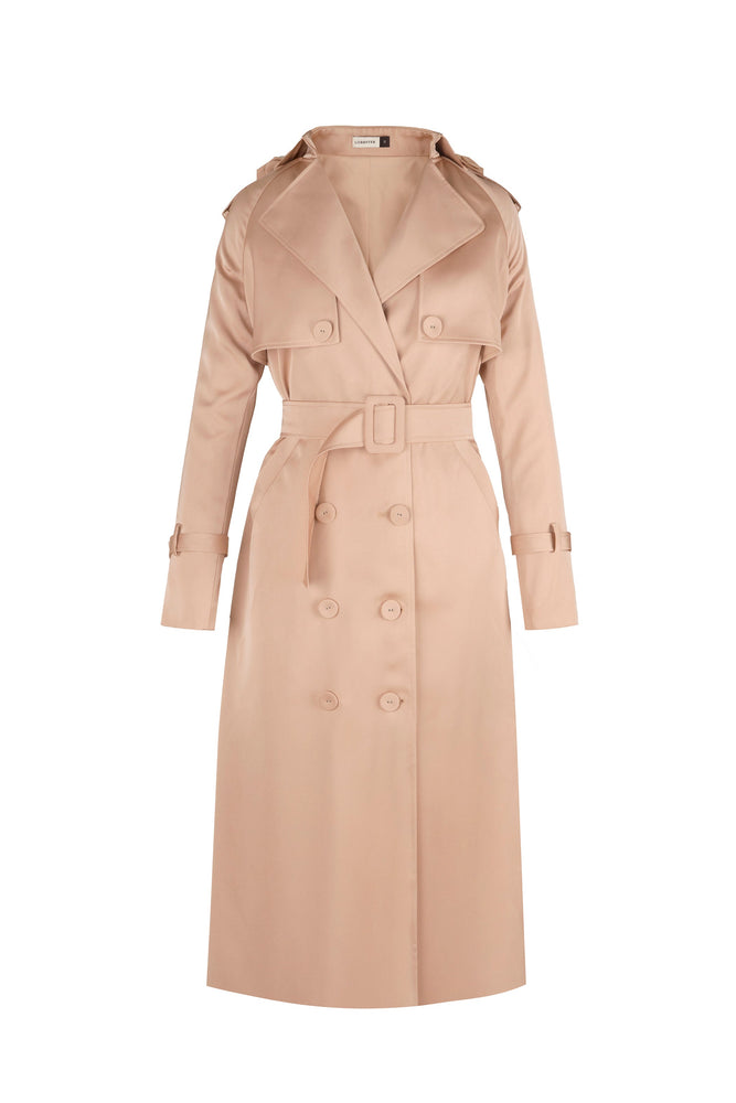 SILK TRENCH COAT