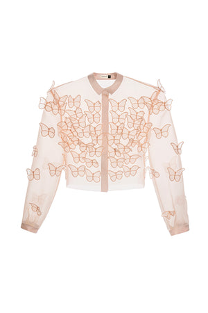 ORGANZA BUTTERFLIES TOP