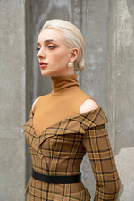 Michelle Dress Coat - Plaid