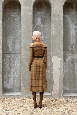 
            
                Load image into Gallery viewer, Michelle Dress Coat - Plaid
            
        