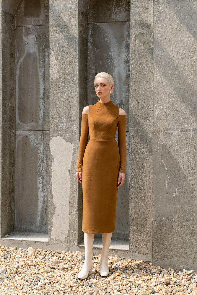 Melania Dress - Brown