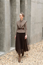 Mesh Skirt - Brown
