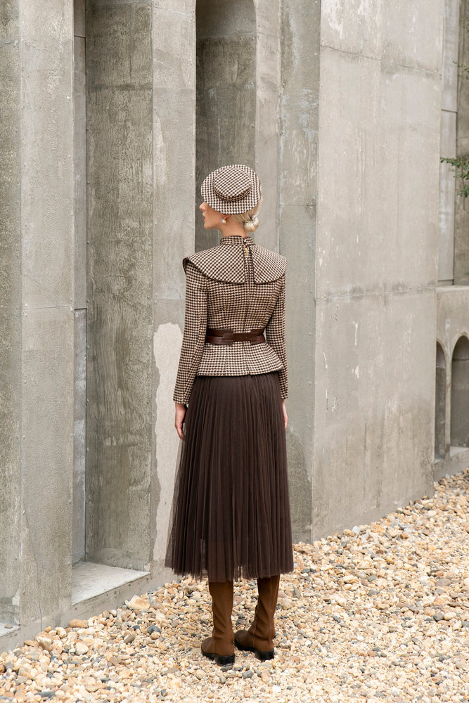 Mesh Skirt - Brown