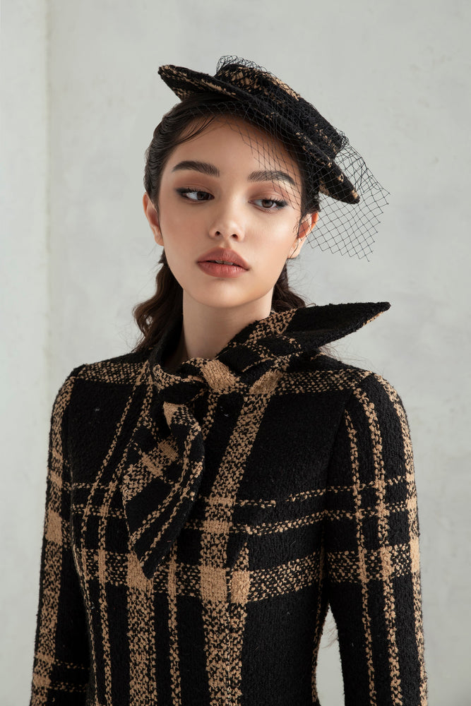 Kelly Dress - Brown Plaid