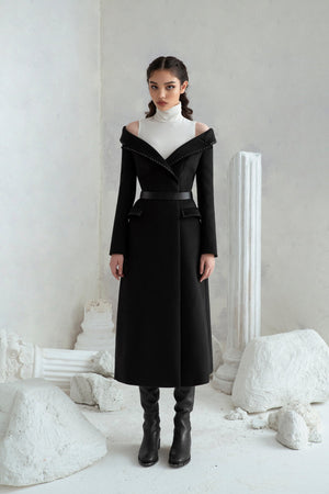 Michelle Dress Coat - Black