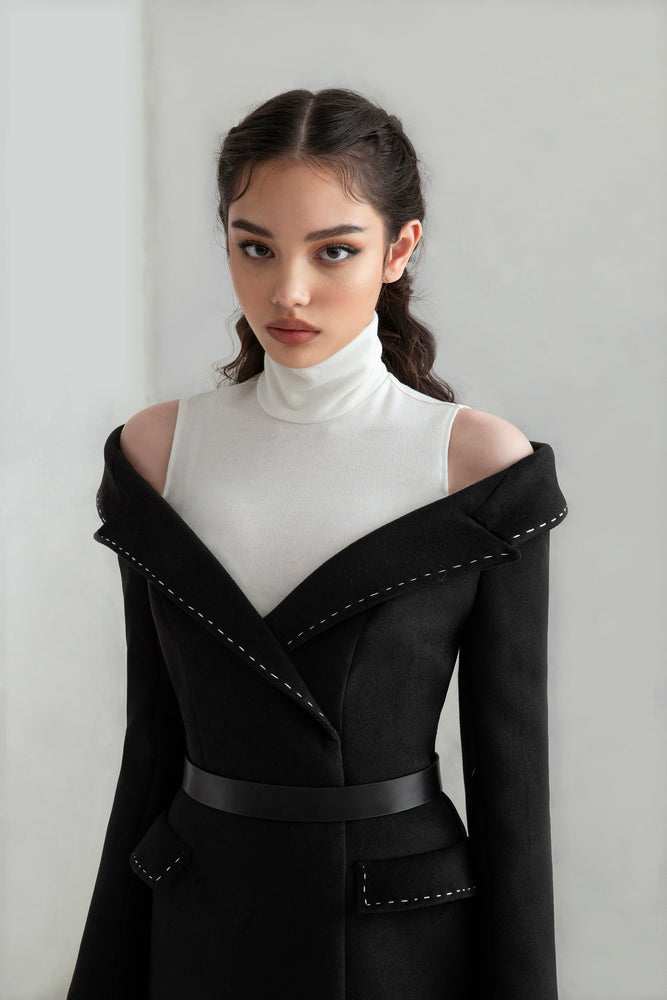 Michelle Dress Coat - Black