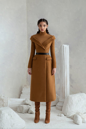 Michelle Dress Coat - Camel