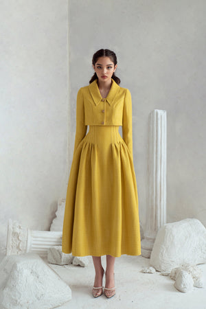 Rania Jacket - Yellow