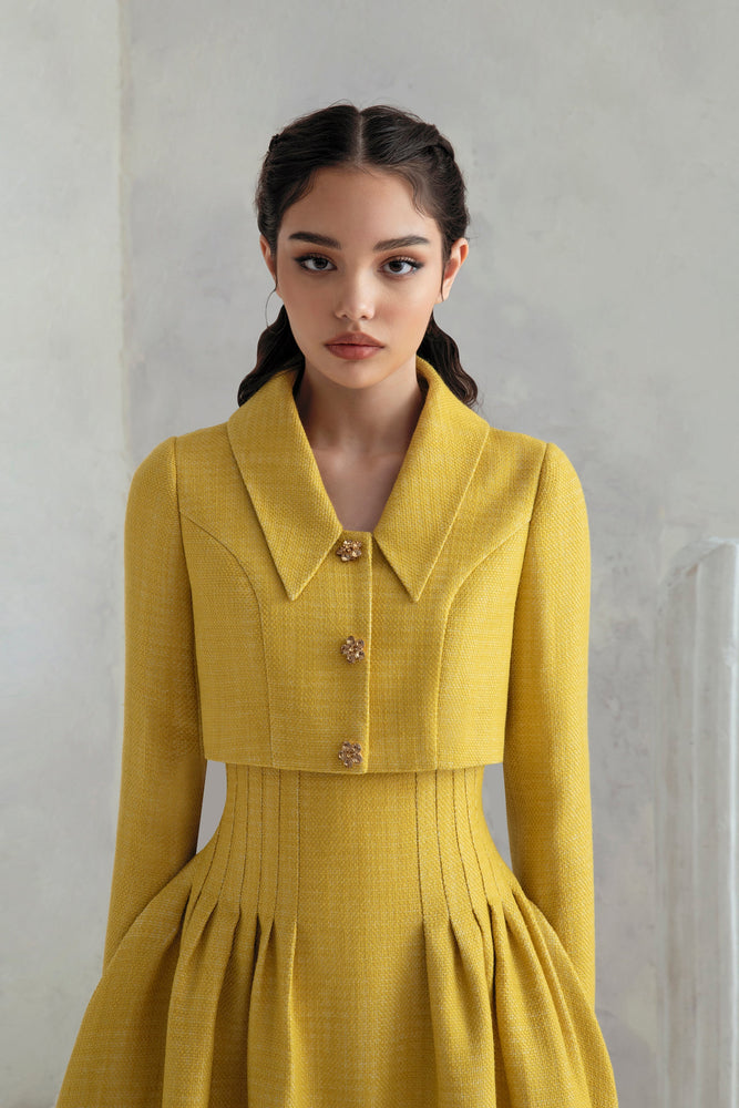 
            
                Load image into Gallery viewer, Rania Jacket - Yellow
            
        