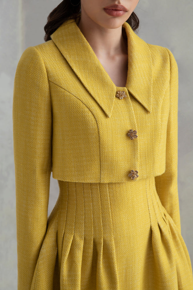 
            
                Load image into Gallery viewer, Rania Jacket - Yellow
            
        