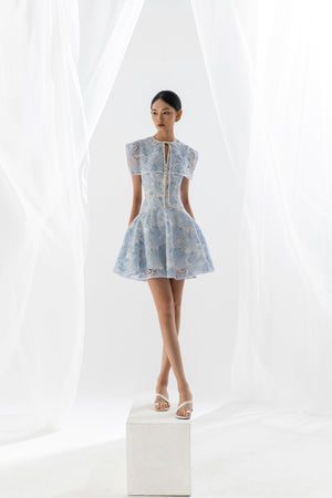 
            
                Load image into Gallery viewer, BABY BLUE LACE DRESS
            
        