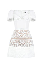 WHITE LACE DRESS