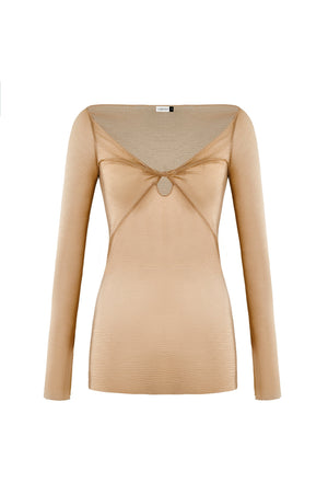 Jersey Bronze Top