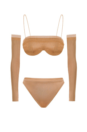 Camel Tule Two-piece Bikini