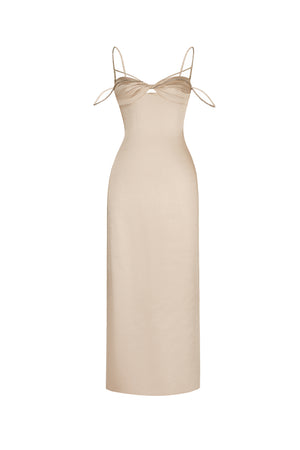 SILVER TWISTED DRESS