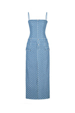 LILI DENIM STRING DRESS