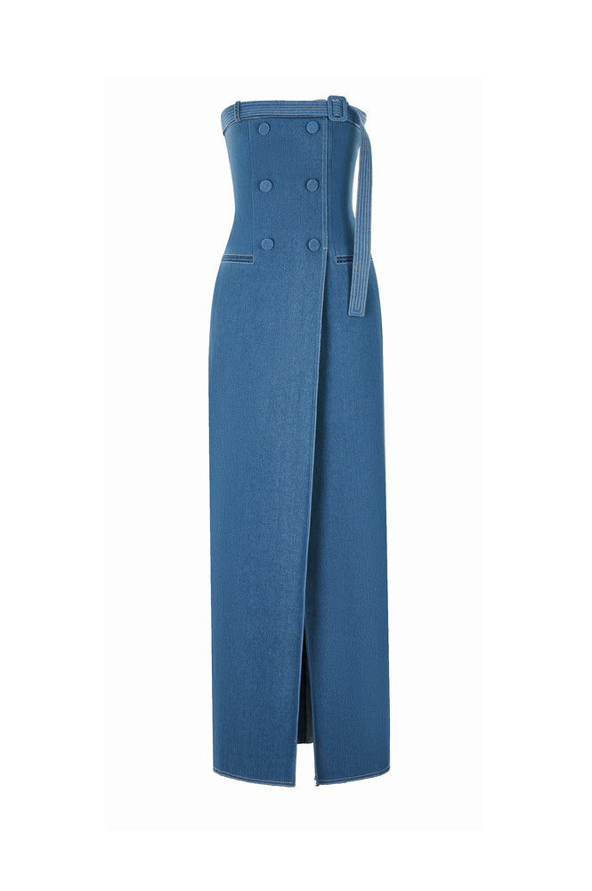 DENIM LONG DRESS