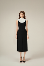 SMOCKED PENCIL DRESS