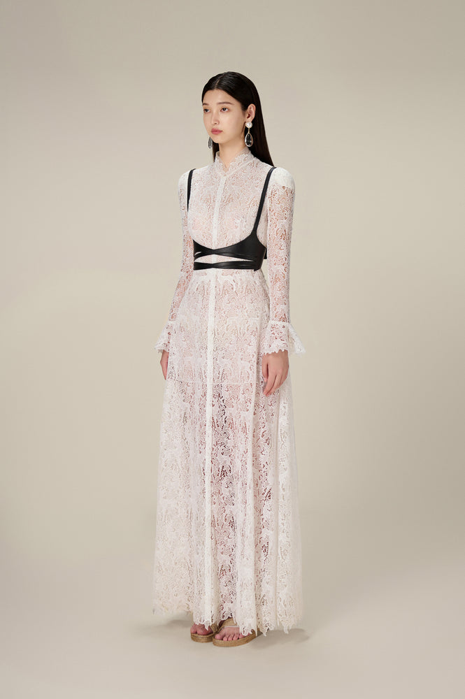 DEER LACE LONG DRESS