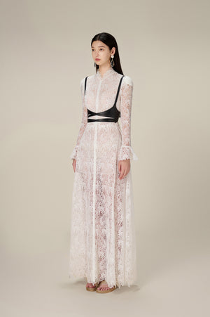 DEER LACE LONG DRESS